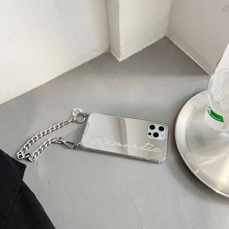 Letters Mirror With Silver Chain iPhone Case BP271 - iphone