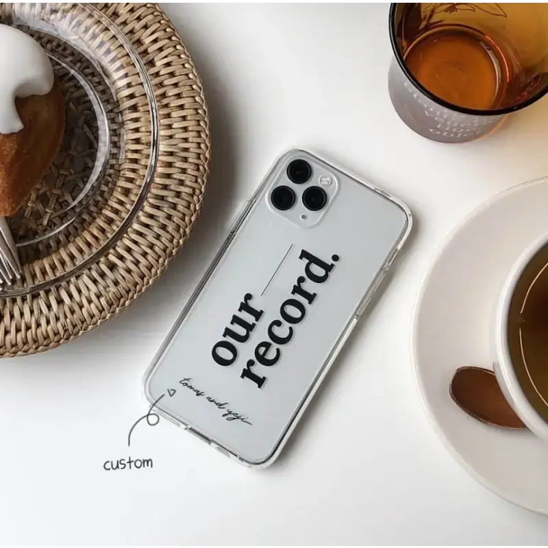 Letters Our Record iPhone Case BP110 - iphone case