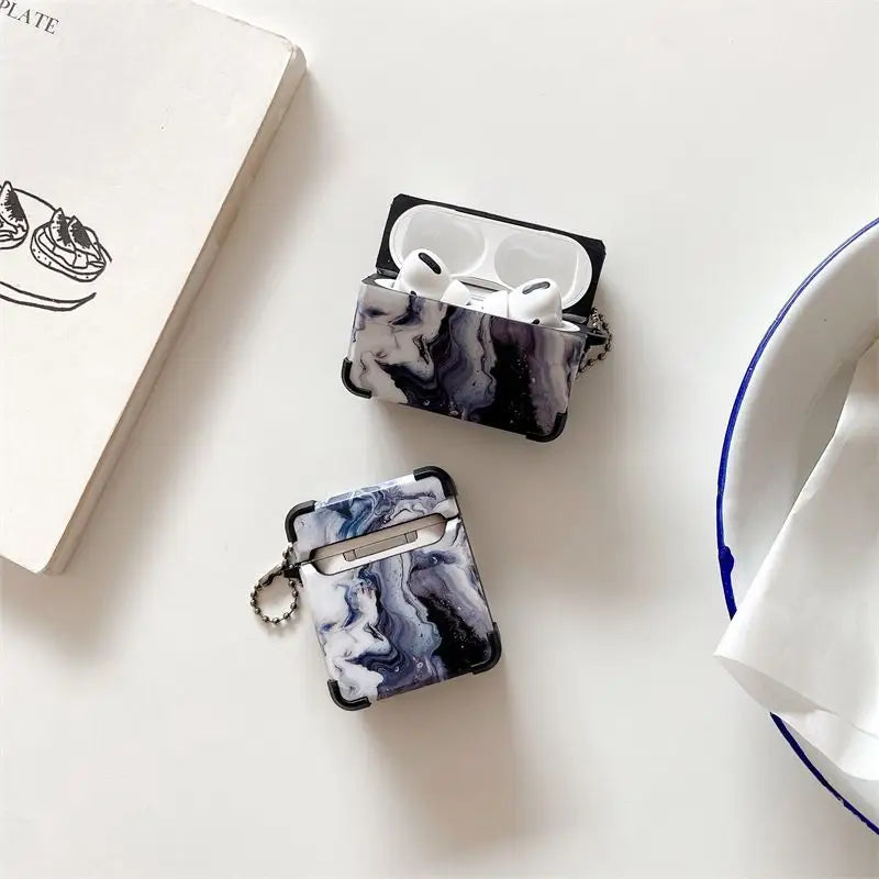 Marble Pattern AirPods Earphone Case Skin-2
