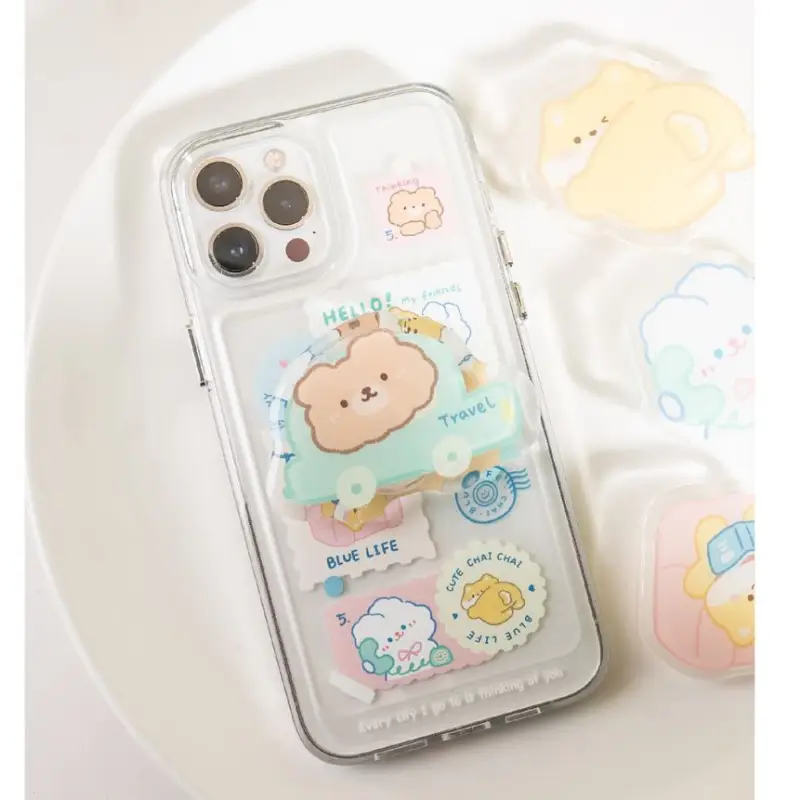 Marshmallow Rabbit Clear Mobile Phone Case CZ10065 - Mobile