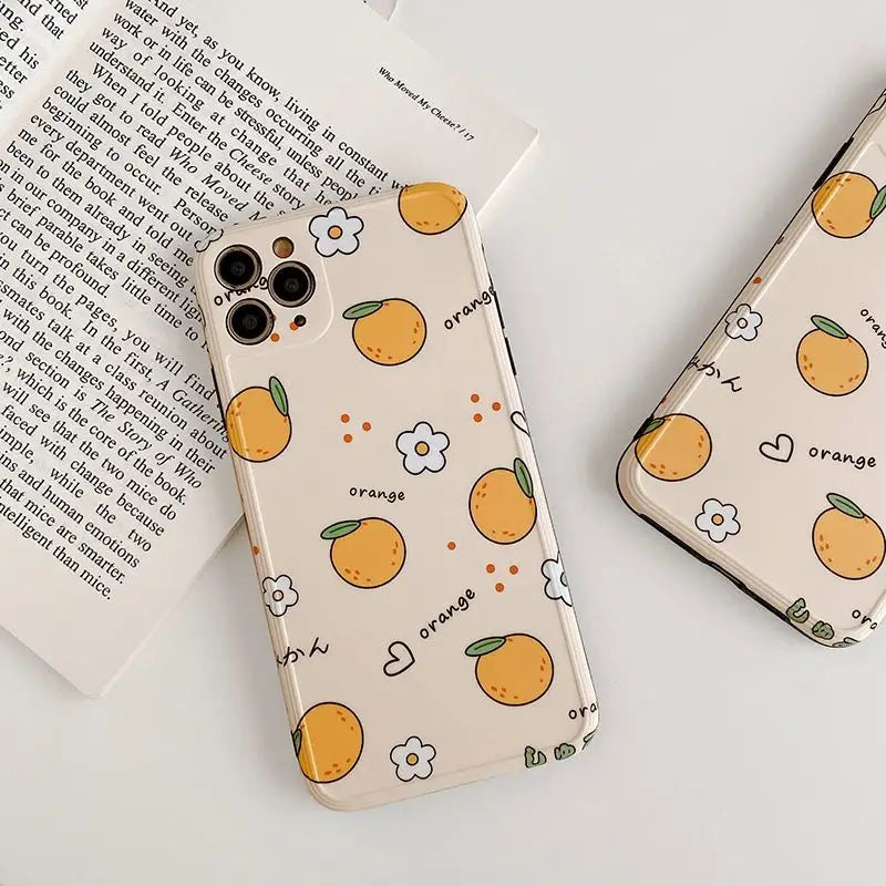 Orange Phone Case - iPhone 12 Pro Max / 12 Pro / 12 / 12 mini / 11 Pro Max / 11 Pro / 11 / SE / XS Max / XS / XR / X / SE 2 / 8 / 8 Plus / 7 / 7 Plus-11