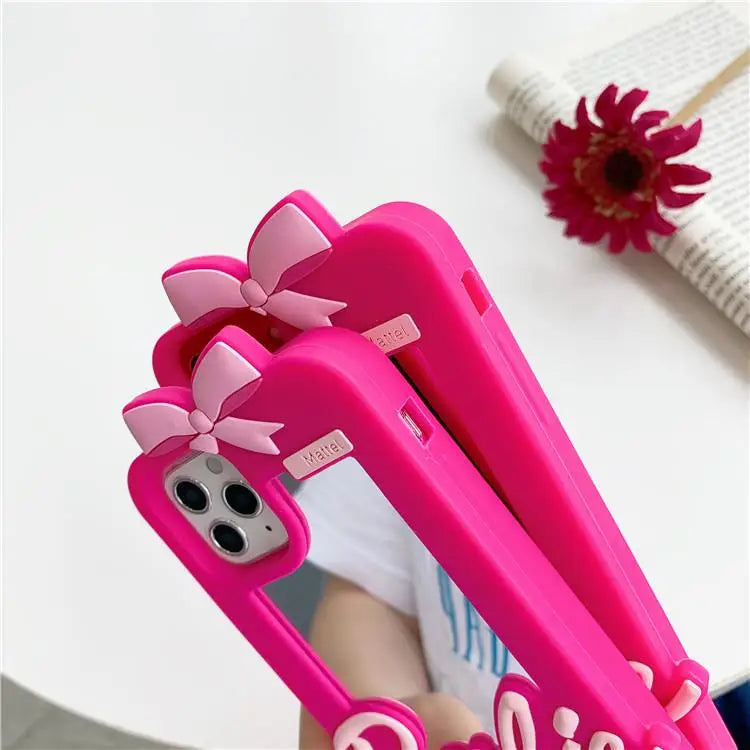 Pink Bow Mirror iPhone Case BP070 - iphone case