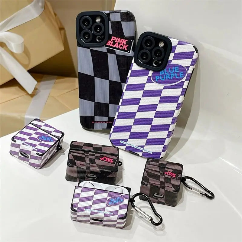 Plaid AirPods Earphone Case Skin-6