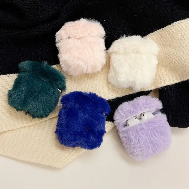 Plain Chenille AirPods Earphone Case Skin-15