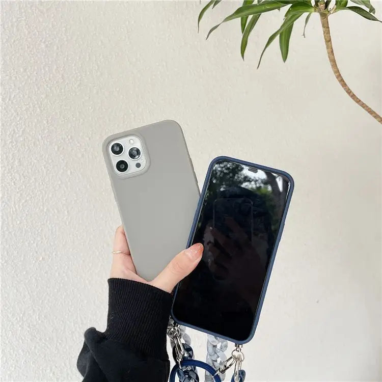 Print Strap Phone Case -13 / 13 Pro / 13 Pro Max / 13mini /