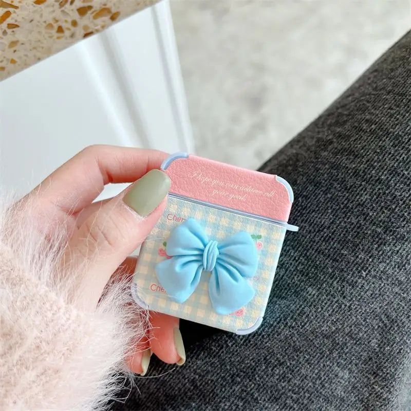 Printed Bow AirPods / AirPods Pro Earphone Case Skin W143 -