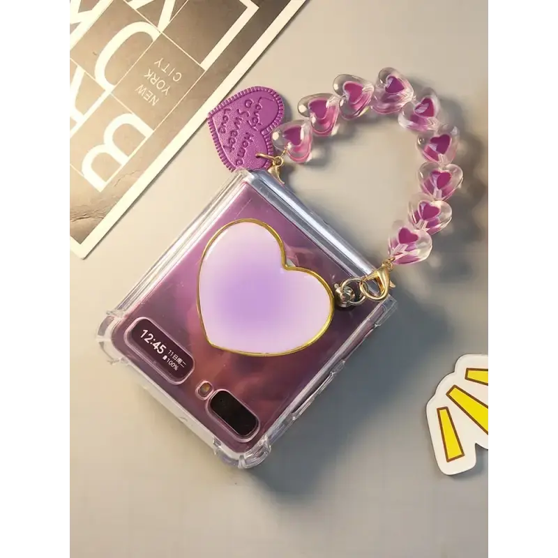 Purple Holder Phone case For Samsung Galaxy Z Flip BS030 -