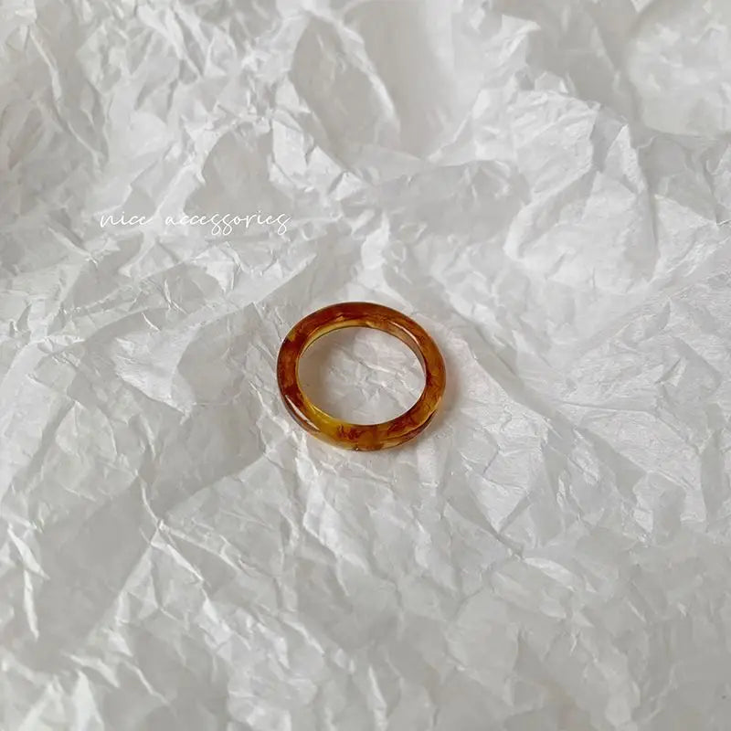 Resin Ring Wd4 - Hand Fashion Accessories