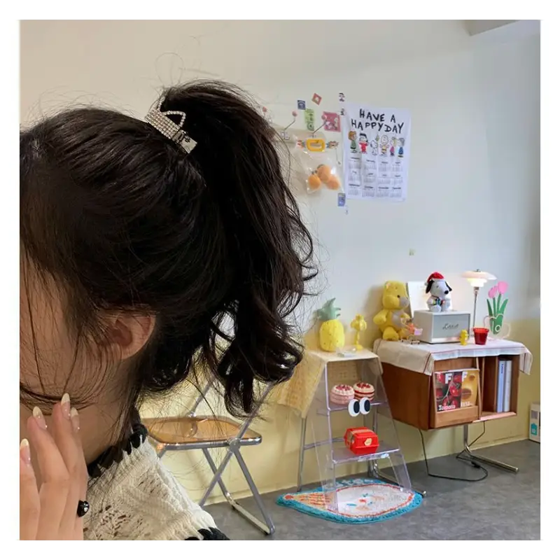 Rhinestone Alloy Hair Clamp (Various Designs) Wd153 - Hair