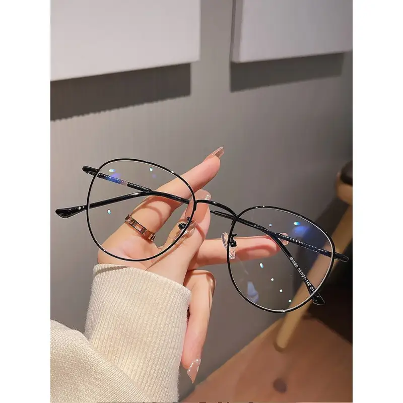 Round Metal Frame Blue Light Blocking Eyeglasses CG47 -
