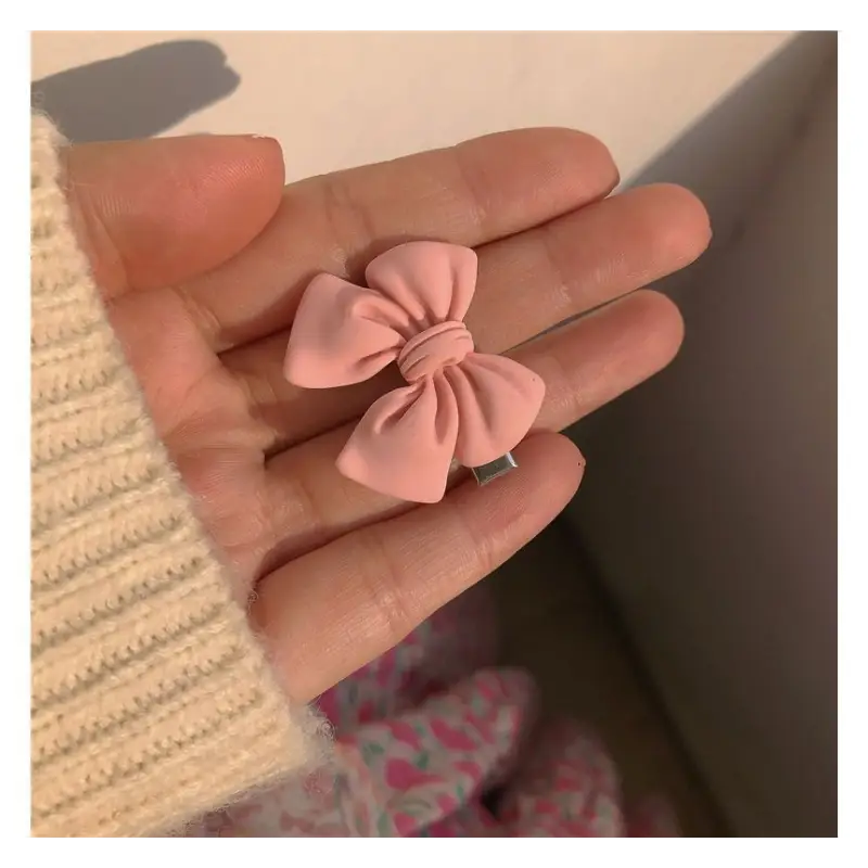 Set of 5: Bow / Flower / Heart / Peach Hair Clip E816 - Hair