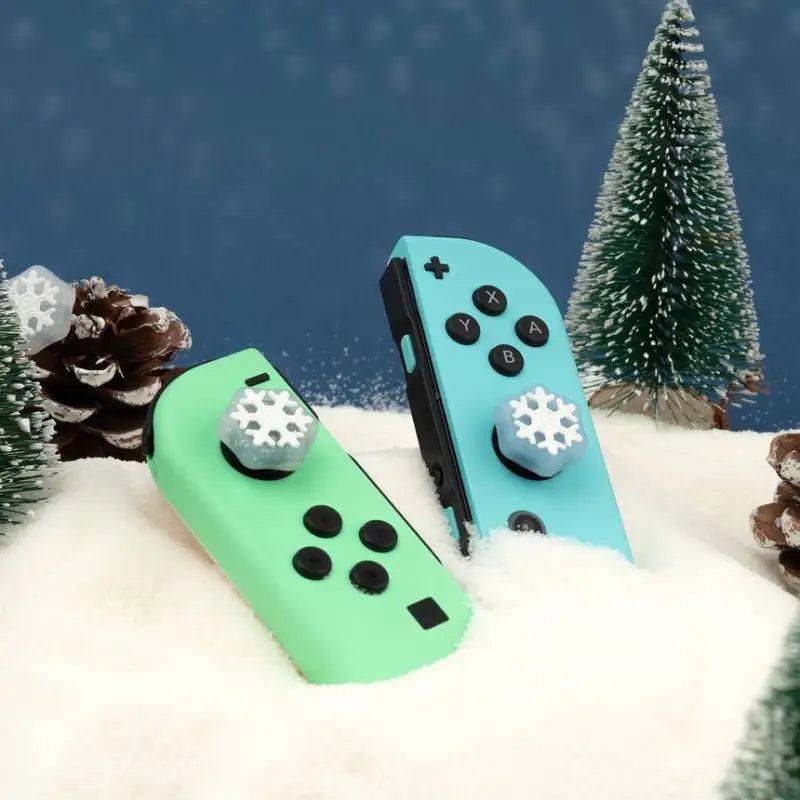 Snowflake Nintendo Switch Joystick Grip Cap S68 Wonderland Case