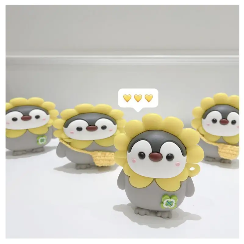 Sun Flower Penguin Airpods Earphone Case Skin Fz163 - Mobile