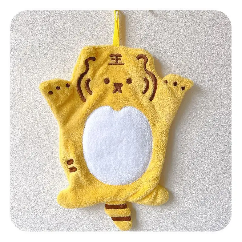 Tiger Coral Fleece Hand Towel / Set Cg188 - Bathroom