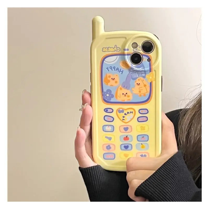 Vintage Cellphone Print Phone Case - iPhone 13 / 13 Pro / 13