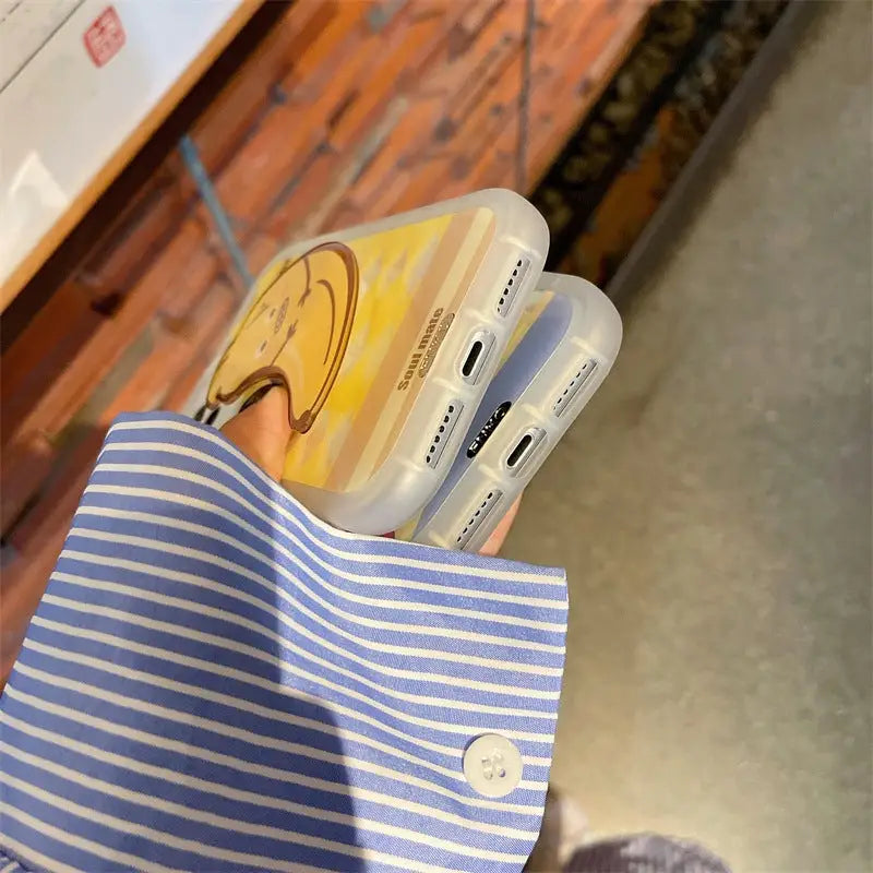 Yellow Banana/Blue Cloud Hoder iPhone Case BP293 - iphone