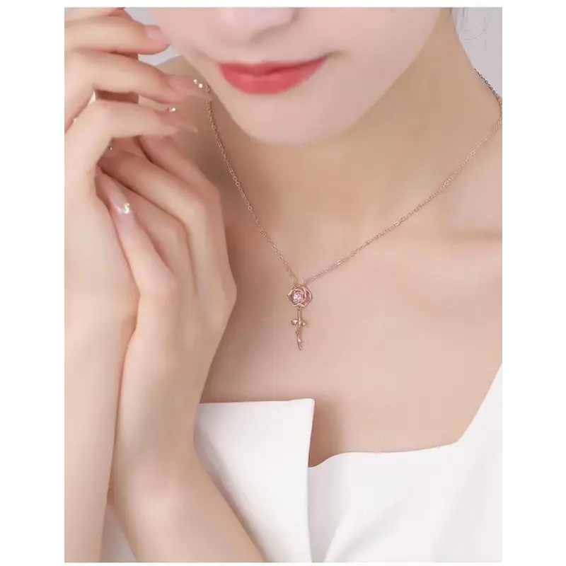 You Are My Rose Necklace LIN200 - necklace
