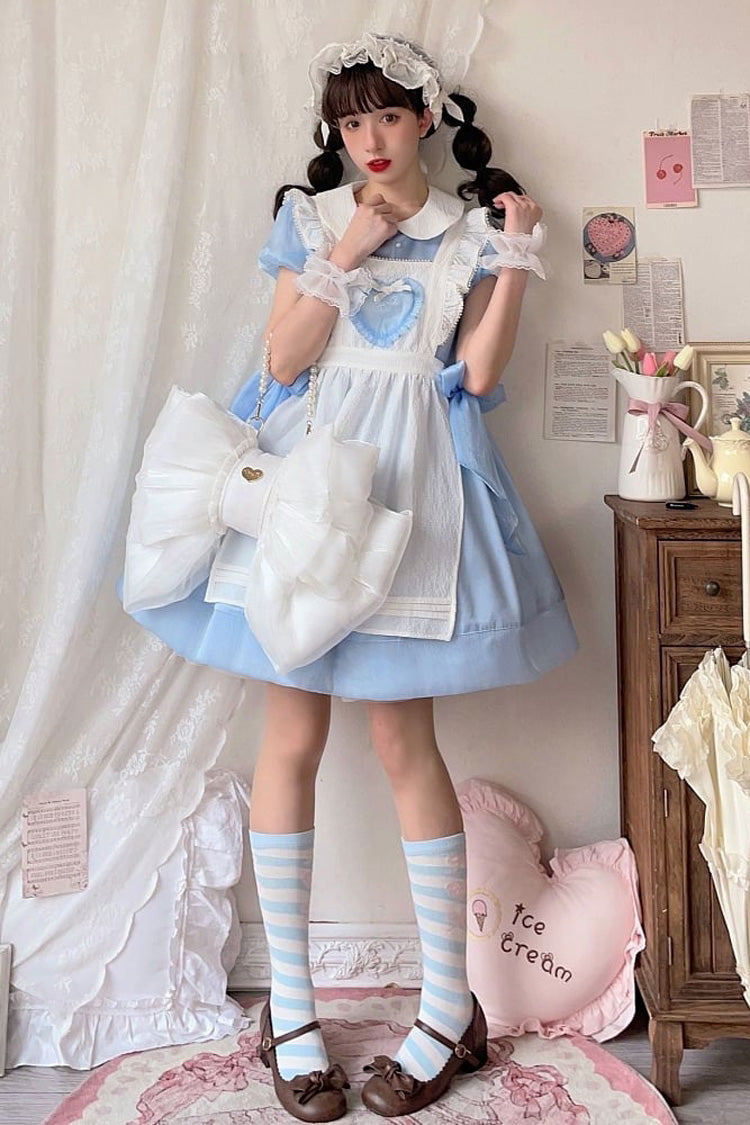 Big White Bowknot Lolita Backpack