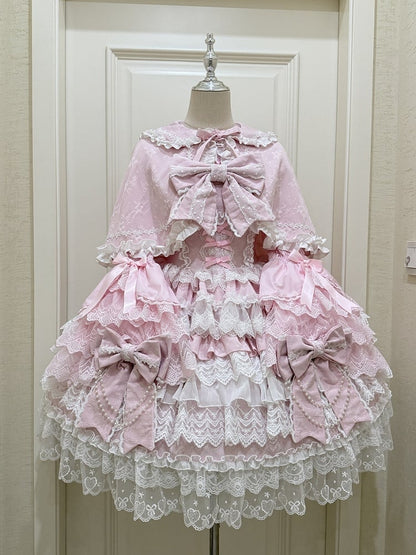 Red Cape / Pink Black Blue