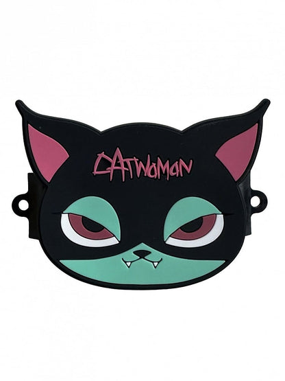 Cat Back Green Gothic Mobile Black and Clip Pink Phone