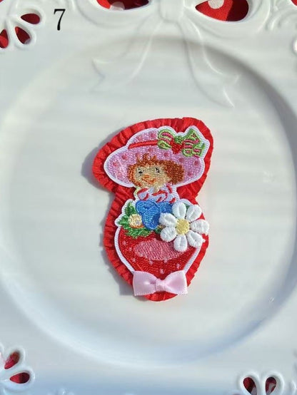 Cherry/Strawberry/Cake Bowknot Brooch/Hairclip Options Decorated 11