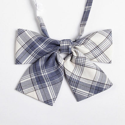 Plaid Japanese JK Bow Tie Shirt Accessories