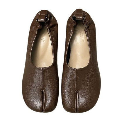 Relaxed Distinctive Split Toe Tabi Ballet Flats