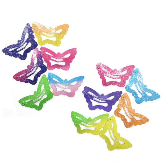 Colorful Butterfly Hair Clips