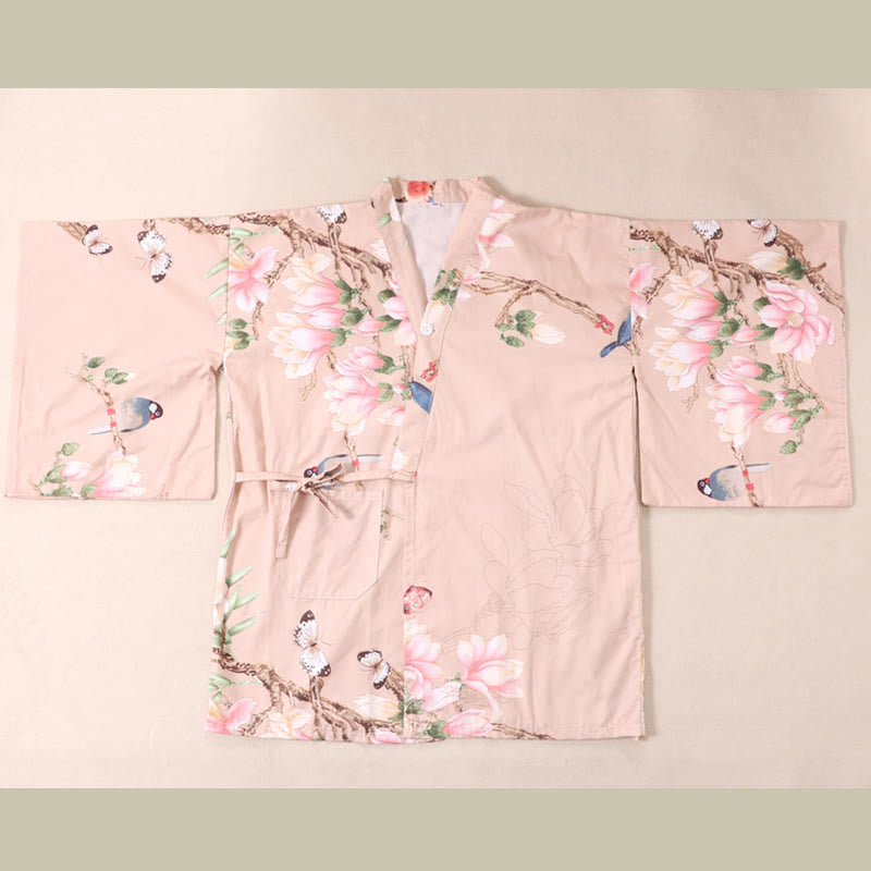 Cotton Pink Flowers Print Pajamas