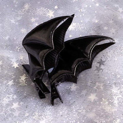 Pince à cheveux gothique en forme d'ailes de chauve-souris et de papillon, accessoire pour cheveux d'Halloween