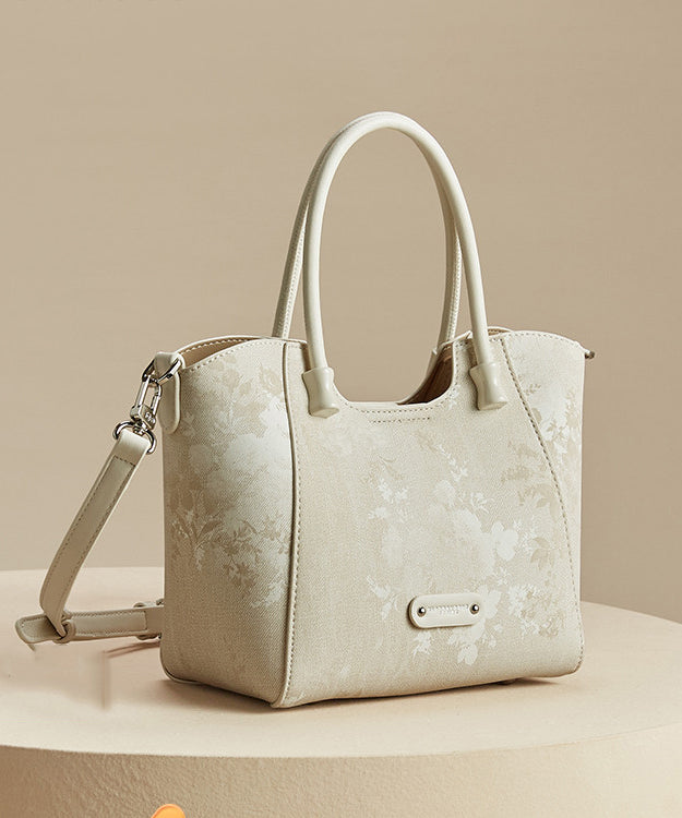 Apricot New Tote Large Print Fashion 2025 Capacity Bag