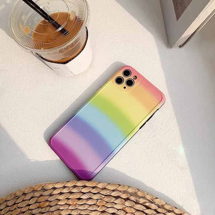 Multi Rainbow iPhone Case