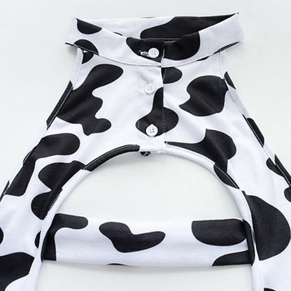 Cows Print Maid Apron Lingerie