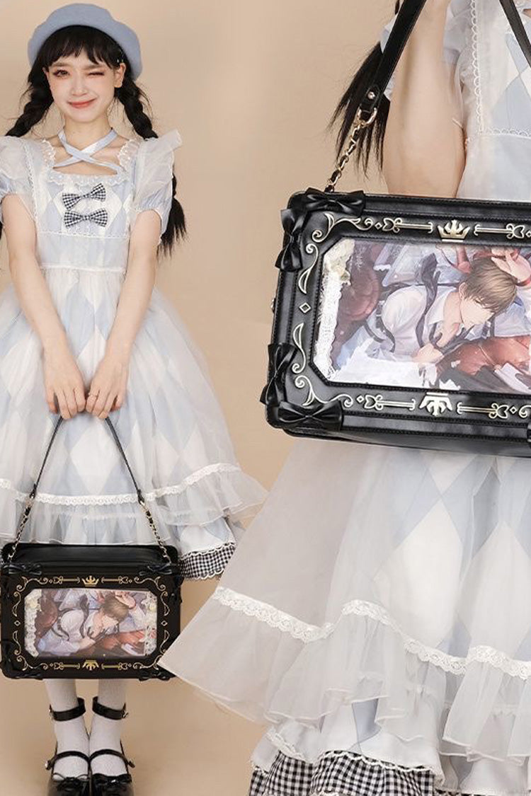 Transparent Princess Bow Shoulder Bag