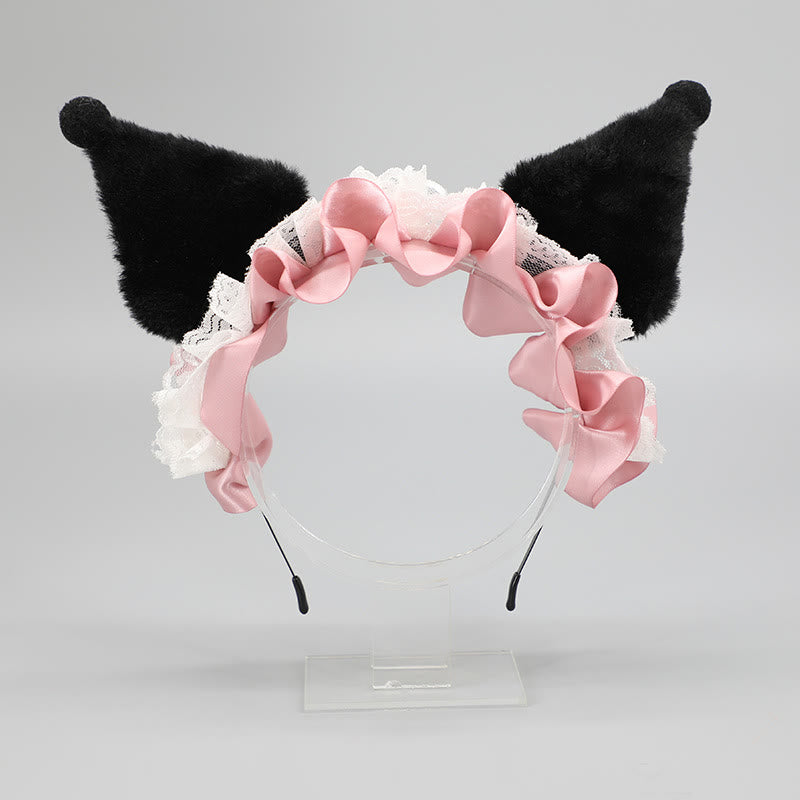 Kawaii Bunny Velvet Lace Lolita Headband