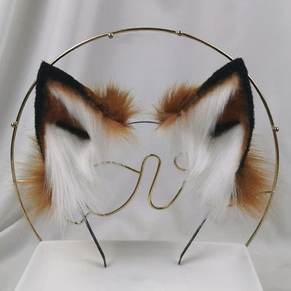 Accessoire de serre-tête avec oreilles de renard mignonnes