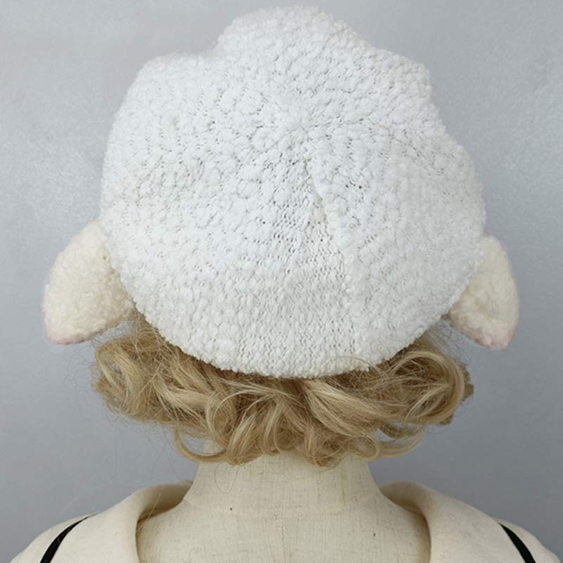 Cute Sheep Ears Woolen Lolita Beret