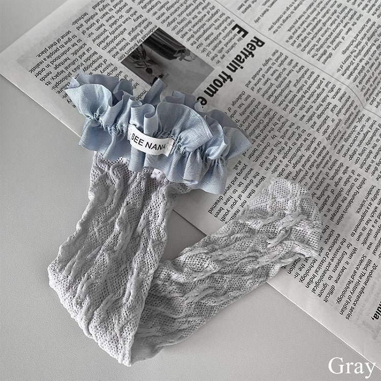 Options Floral 5 Lace Stockings Trim Underknee Color Pattern