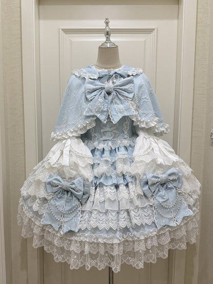 Red Cape / Pink Black Blue