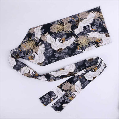 Aesthetic Print Lace Up Hanfu Waistband