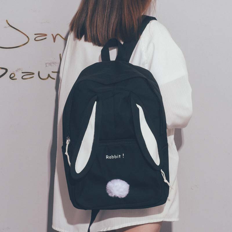 Sac à dos avec oreilles de lapin de dessin animé