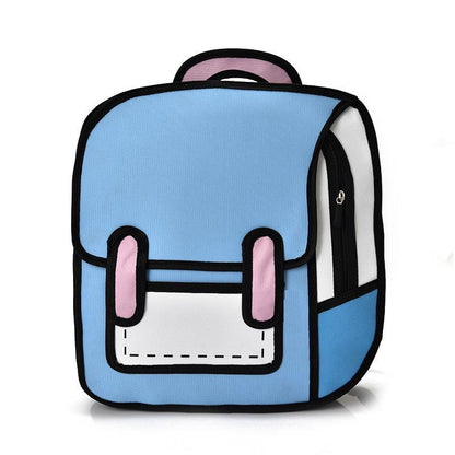 Three Dimensional Cartoon Backpack