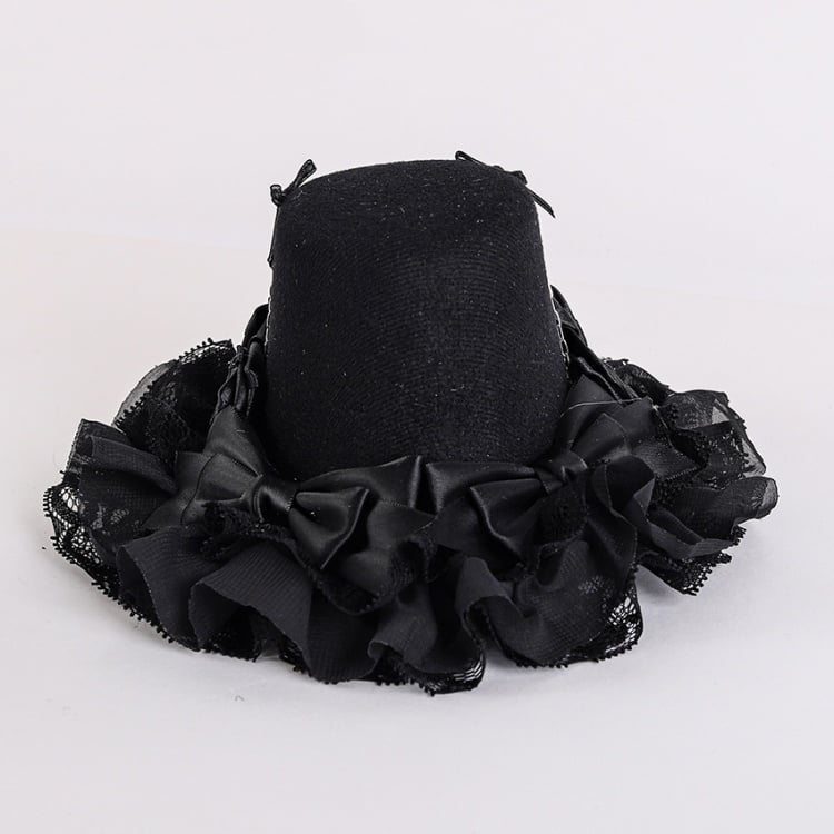 Black Floral Halloween Skeleton Hat