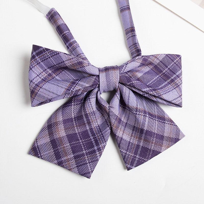 Plaid Japanese JK Bow Tie Shirt Accessories