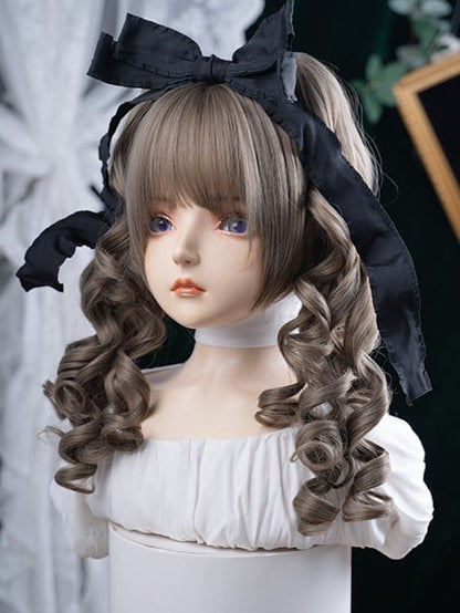 Ponytail Wig Clips 30CM Claw Synthetic Length With Brown Double Long