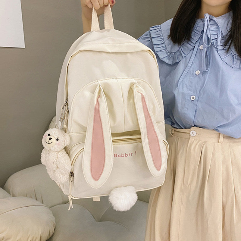 Sac à dos avec oreilles de lapin de dessin animé