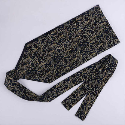 Aesthetic Print Lace Up Hanfu Waistband