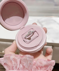 Sliver Pink Crystal Heart Ring Wonderland Case