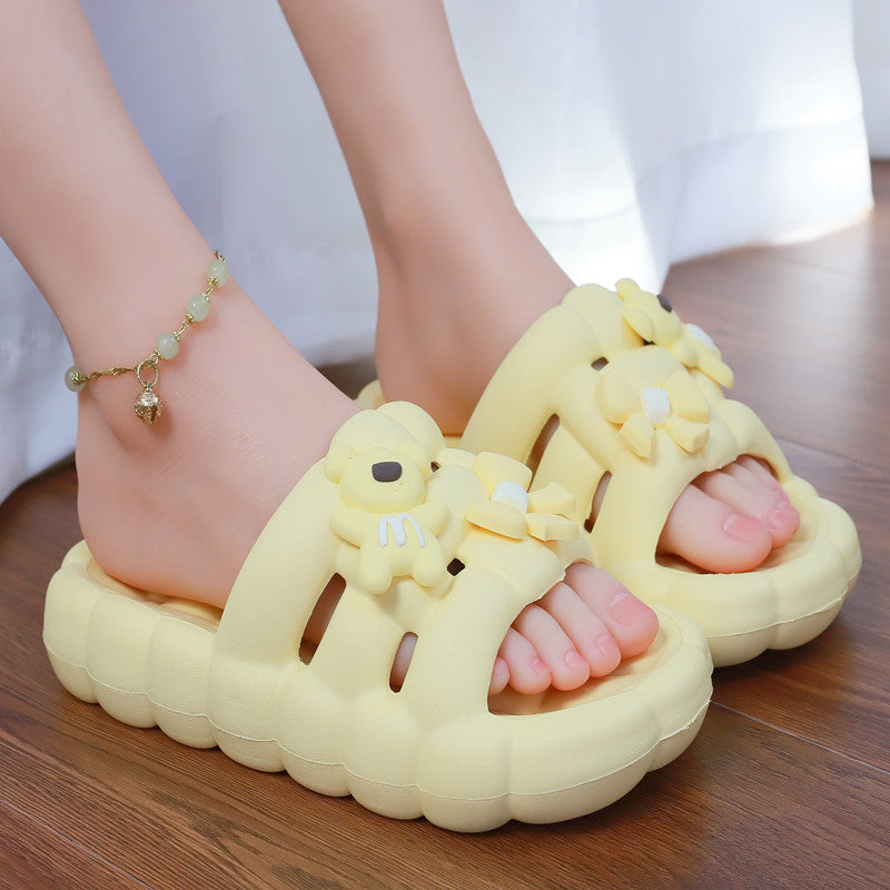 6 Color Soft Bear and Bow Summer Sandals ON885 Wonderland Case