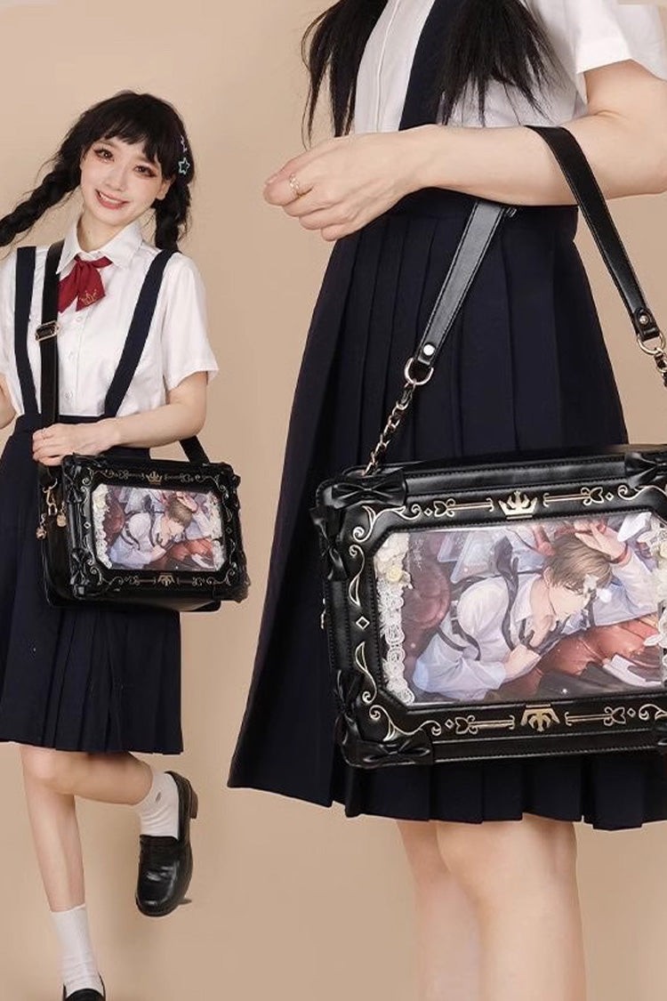 Transparent Princess Bow Shoulder Bag